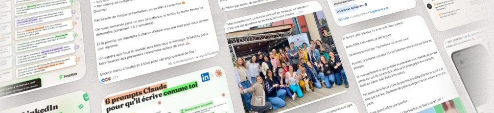 Exemples de posts LinkedIn