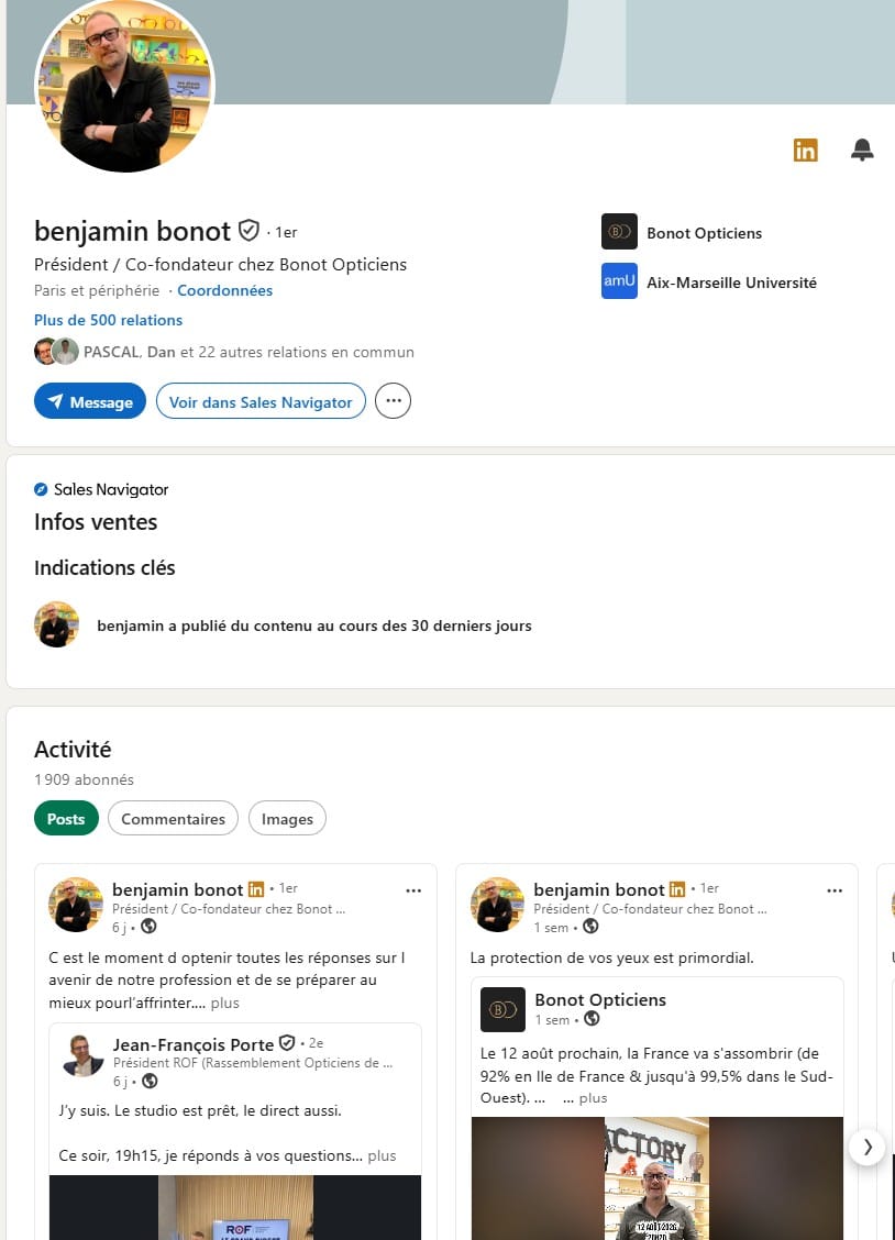 Capture LinkedIn