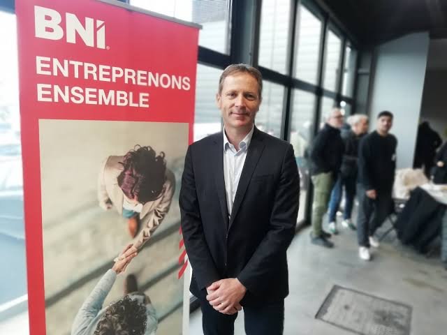 Christophe Philippe à une rencontre du BNI
