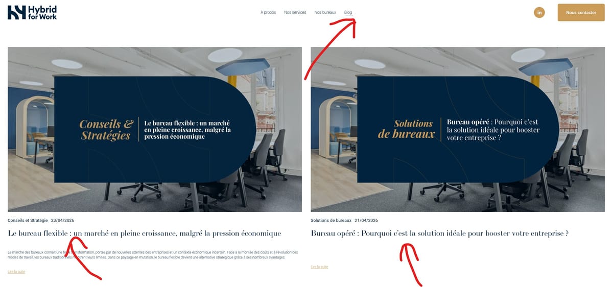 Recycler le blog pour LinkedIn