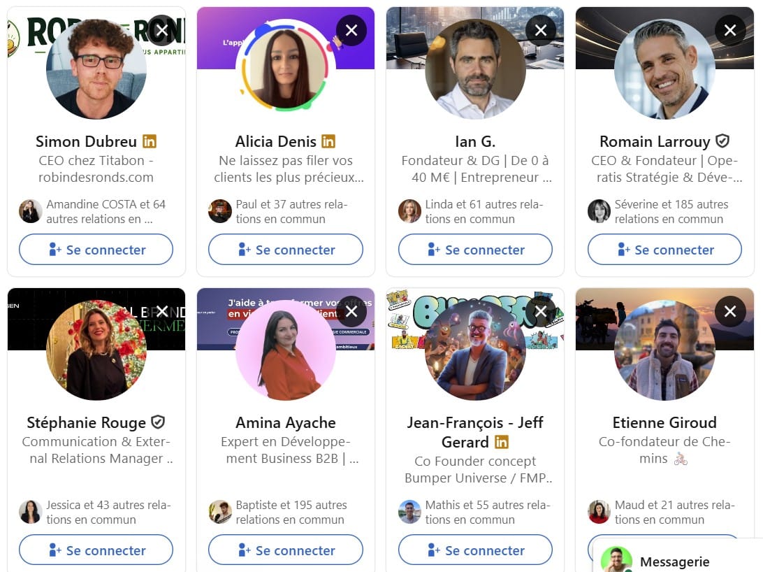Capture LinkedIn levier 3