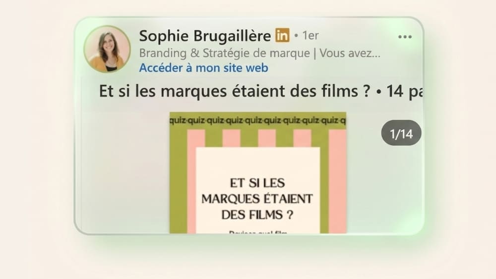 Exemple de post LinkedIn 1